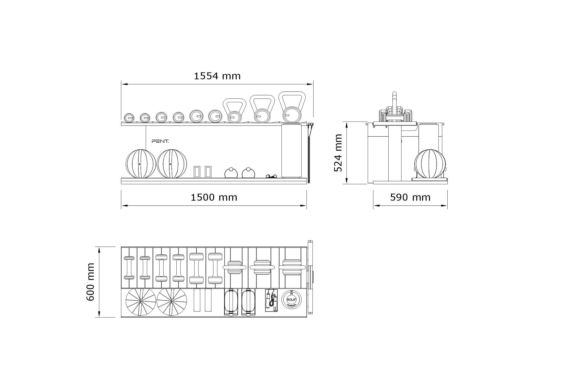 ANA™ COMBO Set With Gym Equipment - Image 7