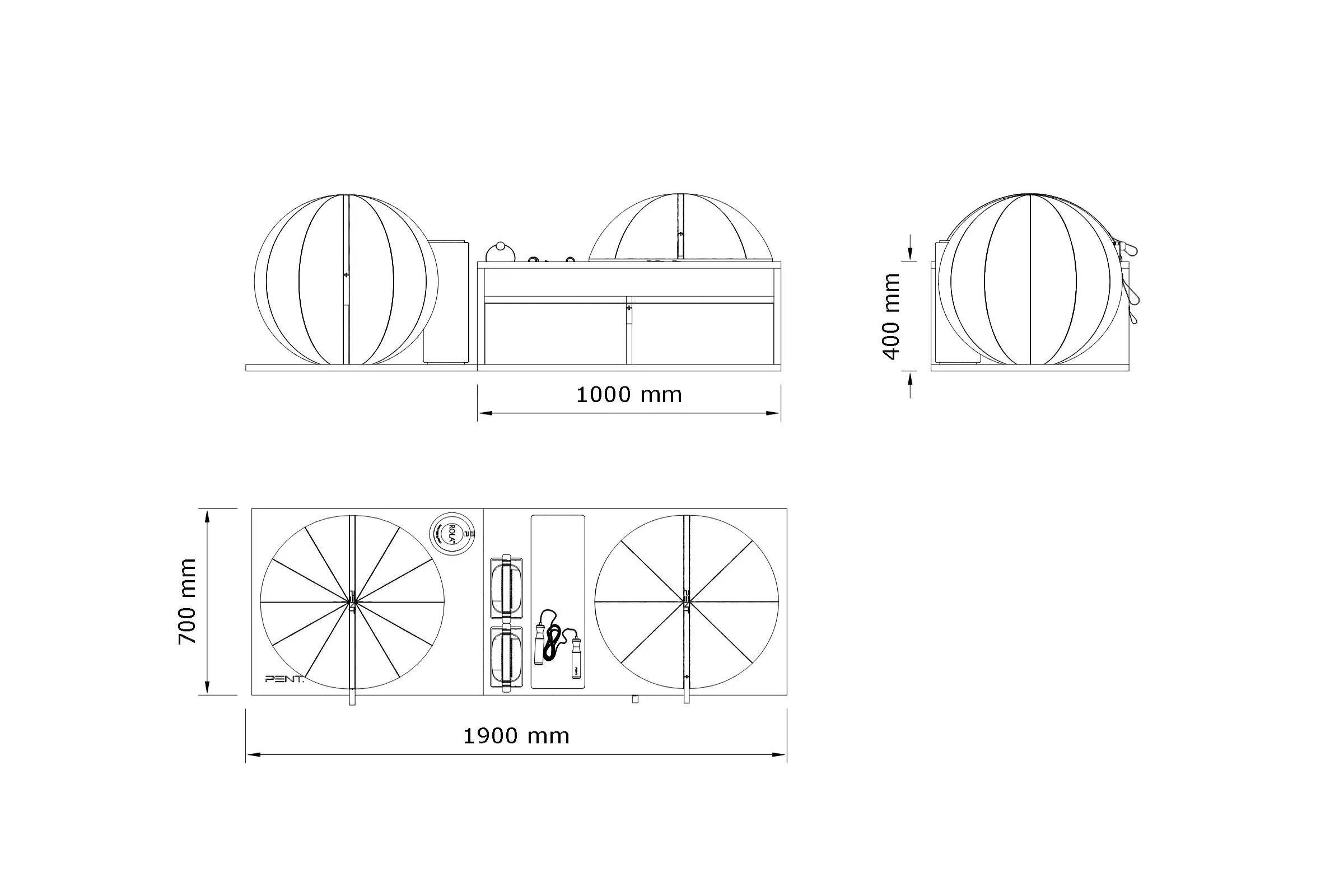 RACKA™  Set With Fitness Equipment - Image 4