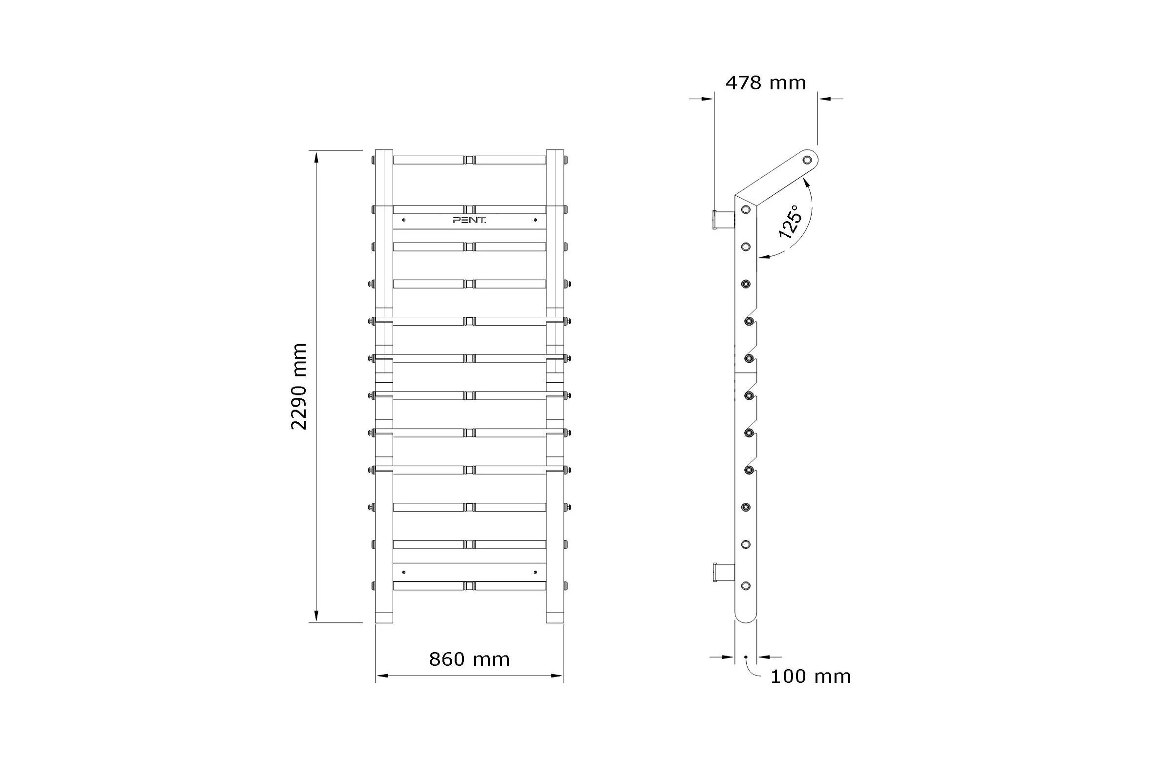 SCALA™ ADVANCE PLUS - Fitness Wall Bar - Image 4